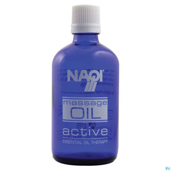 Productshot Naqi Massage Olie Active 100ml