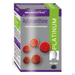 Packshot Mannavital Astaxanthine Platinum Caps 60