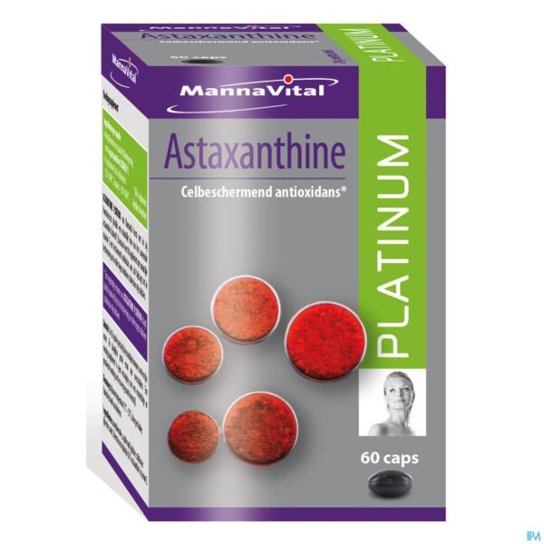 Packshot Mannavital Astaxanthine Platinum Caps 60 Packshot Mannavital Astaxanthine Platinum Caps 60