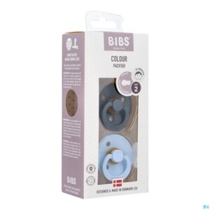 Packshot Bibs 2 Fopspeen Duo Iron Baby Blue