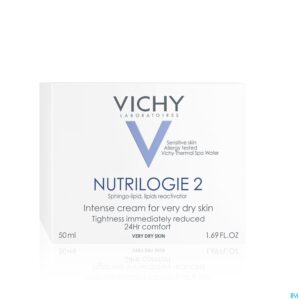 Packshot Vichy Nutrilogie 2 Zeer Dh 50ml