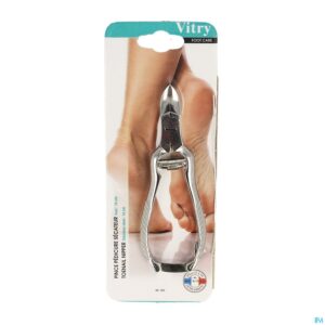 Packshot Nageltang Pedicure Met Bufferveer Inox 14cm