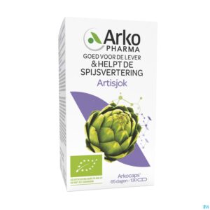 Packshot Arkocaps Artisjok Bio Caps 130