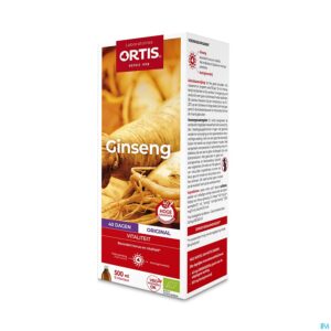 Packshot Ortis Ginseng Bio Fl 500ml