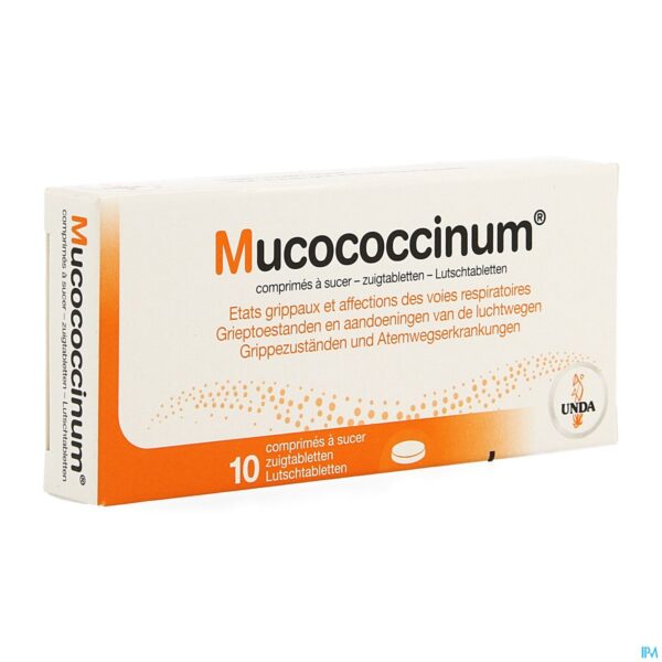 Packshot Mucococcinum Comp 200 Blister 10 Unda