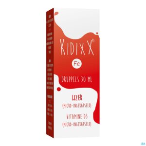 Packshot Kidixx Fe Siroop 30ml