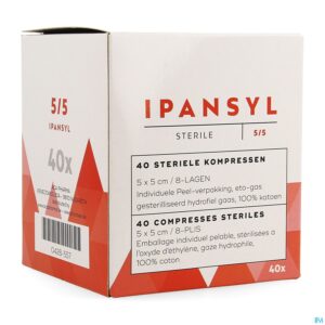 Packshot Ipansyl 1 Kp Ster 8pl 5,0x 5,0cm 40