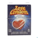 Packshot Love Condom Sensitive Preservatif/ Condoom 3