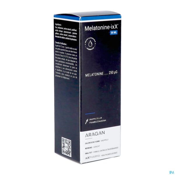 Packshot Melatonine-ixx 50ml Packshot Melatonine-ixx 50ml