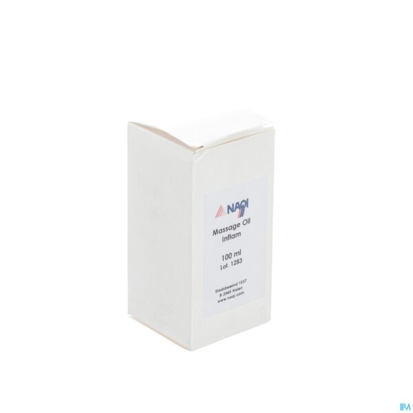 Packshot Naqi Massage Olie Active 100ml