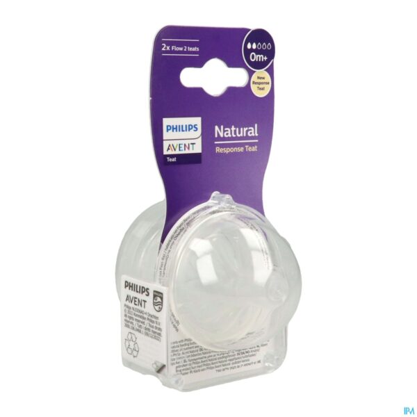 Packshot Philips Avent Natural 3.0 Zuigspeen 0m+ T2 1
