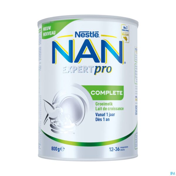 Packshot Nan Expertpro Complete Groeimelk 12-36m Pdr 800g