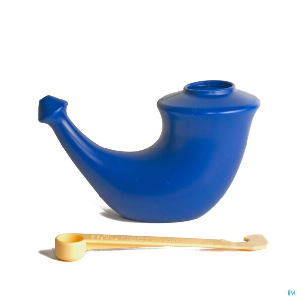 Productshot Rhino Horn Neusspoeler Blauw