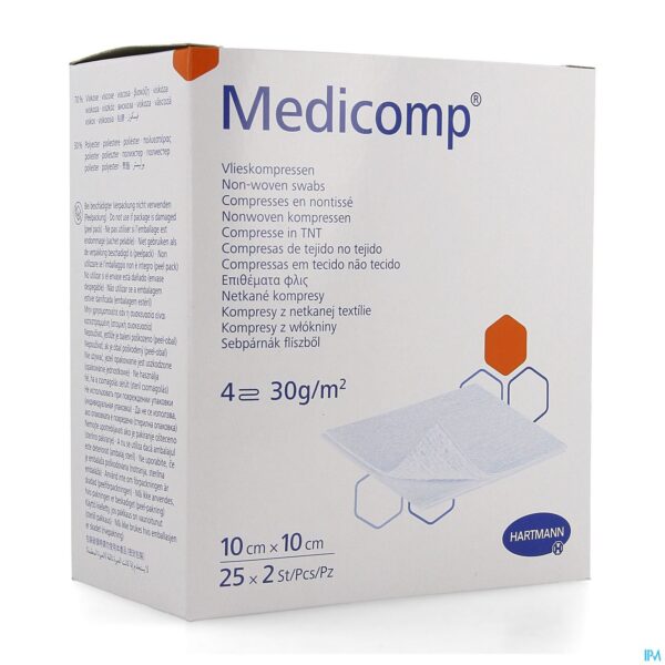 Packshot Medicomp Kp Ster 4l 10x10cm 30g 25x2