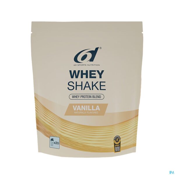 Packshot 6d Whey Shake Vanilla Pdr 500g