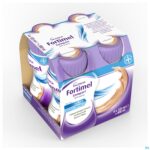 Packshot Fortimel Compact 2.4kcal Chocolade 4x125ml