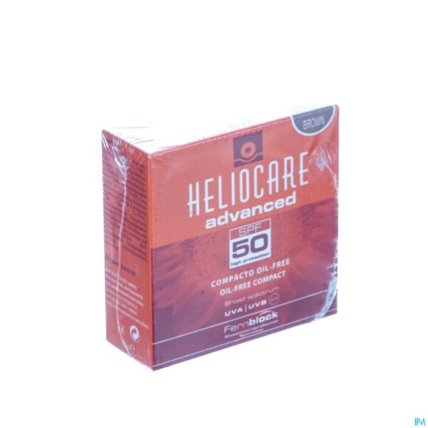 Packshot Heliocare Compact Oil-free Ip50 Brown 10g