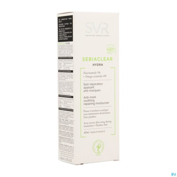 Packshot Sebiaclear Creme Hydra Tube 40ml