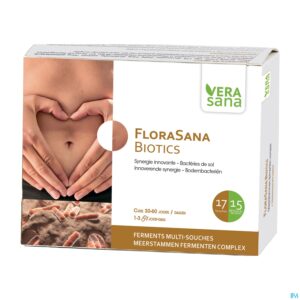 Packshot Florasana Biotics Caps 60 Vera Sana