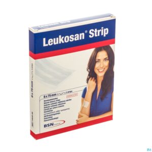 Packshot Leukosan Strip Ster 6x 75mm Wit 2x 3 7262808