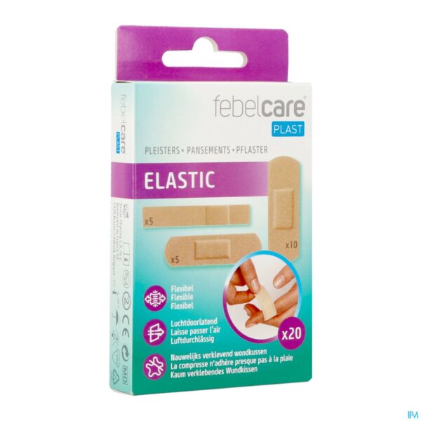 Packshot Febelcare Plast Elastic Mix 20 Packshot Febelcare Plast Elastic Mix 20
