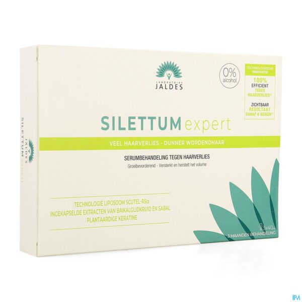 Packshot Silettum Expert Serum A/haaruitval Tube 3x40ml