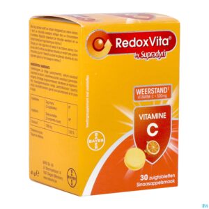 Packshot Redoxvita 500mg Sinaas Zuigtabl 30