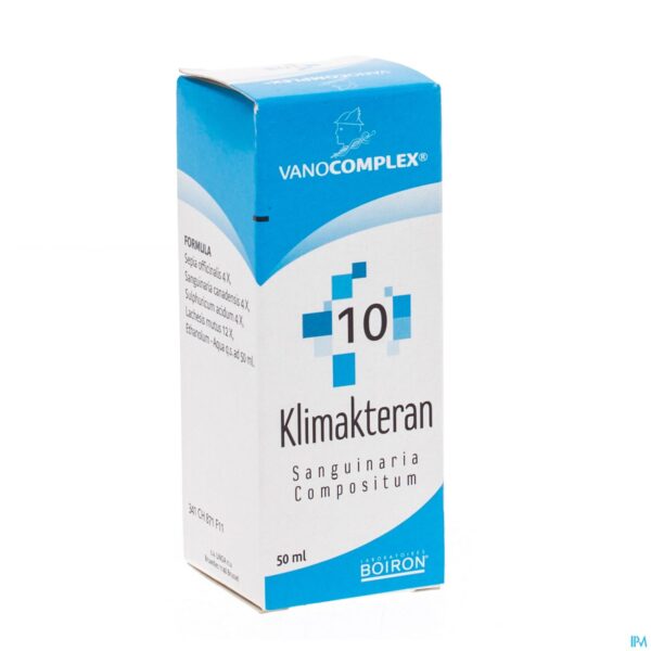 Packshot Vanocomplex N10 Klimakteran Gutt 50ml Unda
