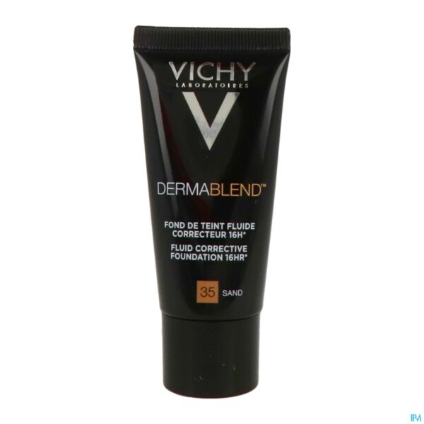 Productshot Vichy Fdt Dermablend Fluide 35 Sand 30ml