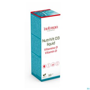 Packshot Nutrivit D3 Liquid 50ml Nutrisan