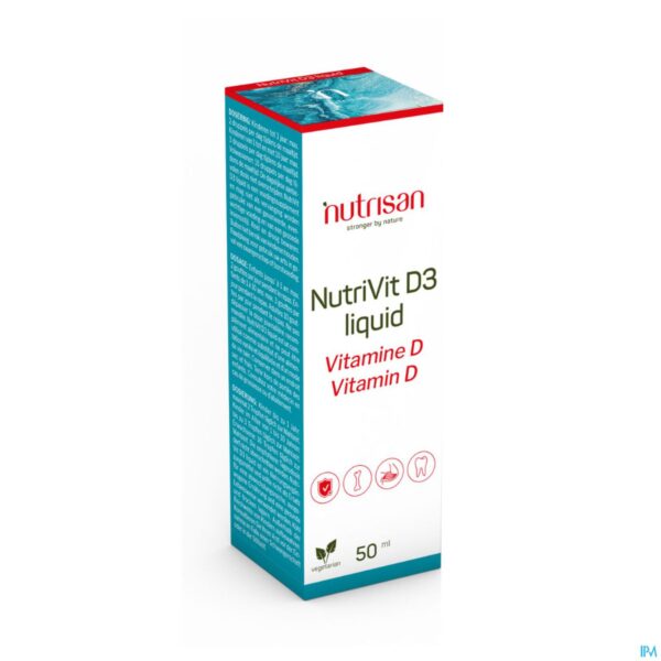 Packshot Nutrivit D3 Liquid 50ml Nutrisan