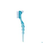 Productshot Miradent Tandprotheseborstel blauw