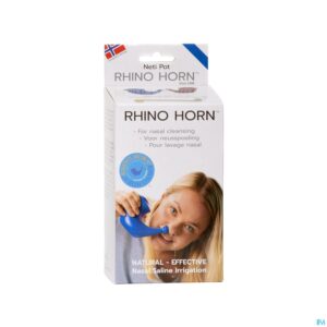 Packshot Rhino Horn Neusspoeler Blauw