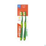 Packshot Elmex Tandenborstel Junior Zacht 6-12jaar Duopack
