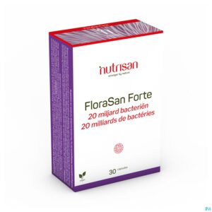 Packshot Florasan Forte V-caps 30 Nutrisan