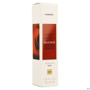 Packshot Korres Km Wild Rose Foundation Wrf3 30ml