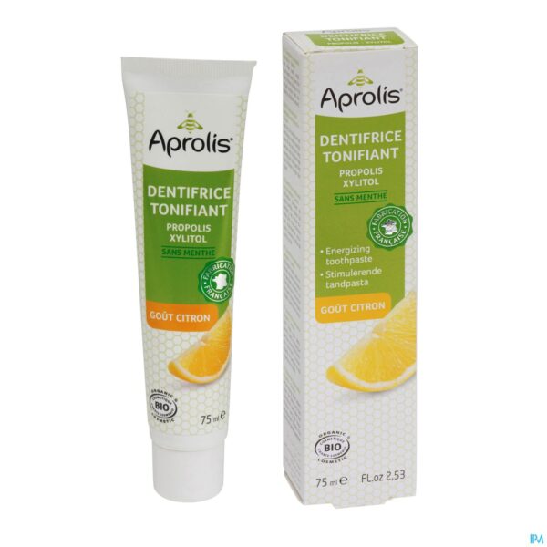 Productshot Aprolis Tandp Tonifierend Z/munt Bio Tube 75ml