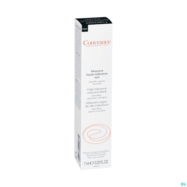 Packshot Avene Couvrance Mascara Zwart Hoge Tolerantie 7ml
