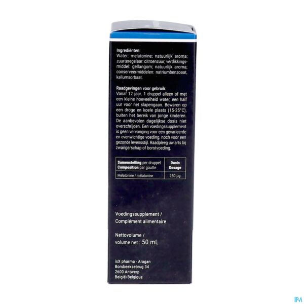Packshot Melatonine-ixx 50ml