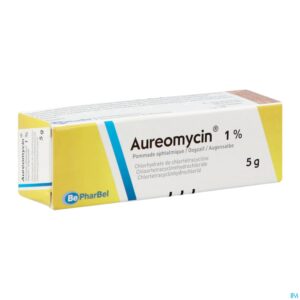 Packshot Aureomycine Ung Opht 1 X 5g 1%