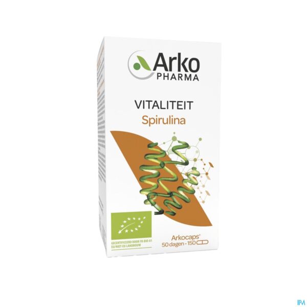 Packshot Arkocaps Spiruline Bio Caps 150