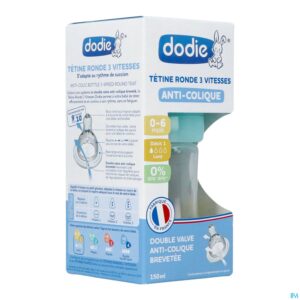Packshot Dodie Zuigfles Initiatie+doorz. Valent. Lag. 150ml