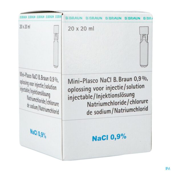 Packshot Mini Plasco Nacl 0,9 % Amp20x20ml Packshot Mini Plasco Nacl 0,9 % Amp20x20ml