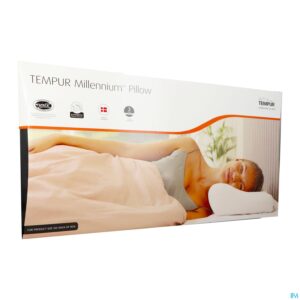 Packshot Tempur Millennium Hoofdkuss. Queen Xl 64x32x14/8cm