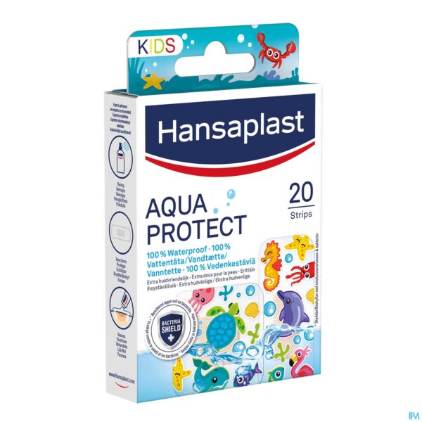 Packshot Hansaplast Aqua Protect Kids Strips 20 Packshot Hansaplast Aqua Protect Kids Strips 20