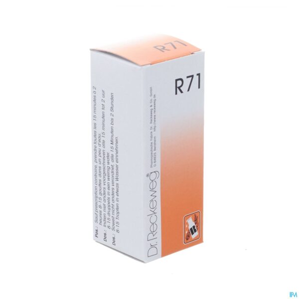 Packshot Reckeweg Dr. R71 Gutt 50ml