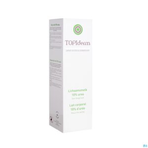 Packshot Topiderm Lichaamsmelk 10% Urea 500ml