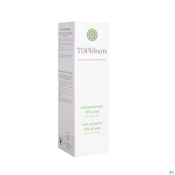 Packshot Topiderm Lichaamsmelk 10% Urea 500ml Packshot Topiderm Lichaamsmelk 10% Urea 500ml
