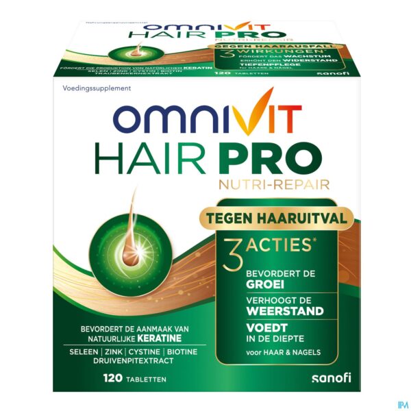 Packshot Omnivit Hair Pro Nutri Repair             Comp 120