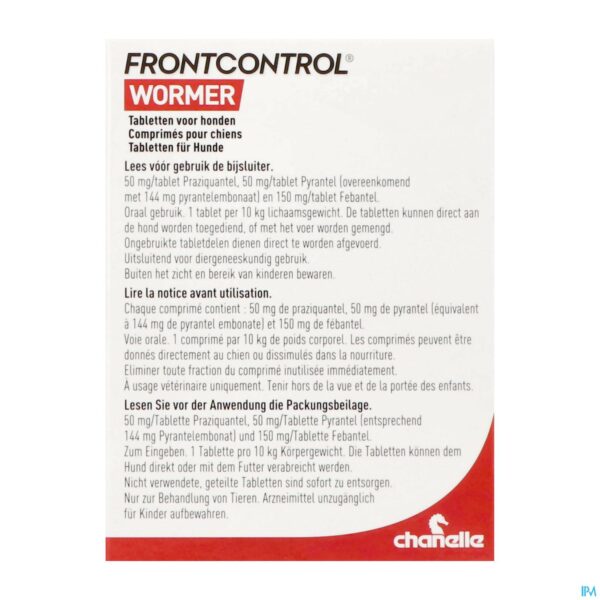 Packshot Frontcontrol Wormer Honden Tabl 2